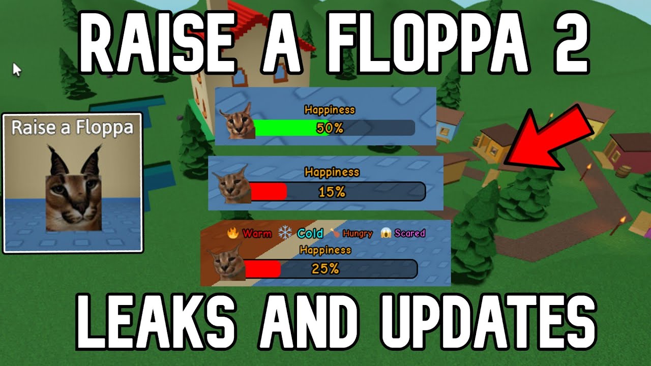 ROBLOX Raise A Floppa Funny Moments (MEMES 2) 