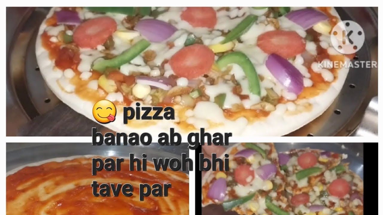 homemade pizza 🍕😋z oven k Bina pizza kaise banate hai how to make a
