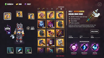 Minecraft Dungeons Rolling Void Quiver Build Apoc+25 Fiery Forge No Mushroom