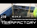 Tesla Terafactory Texas Update #219 in 4K: New Southern Gap Steel Going Up 10/04/21 (5:15pm | 90°F)