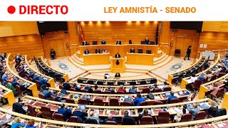 SENADO: El PLENO VETA la LEY de AMNISTÍA y la DEVUELVE al CONGRESO | RTVE Noticias