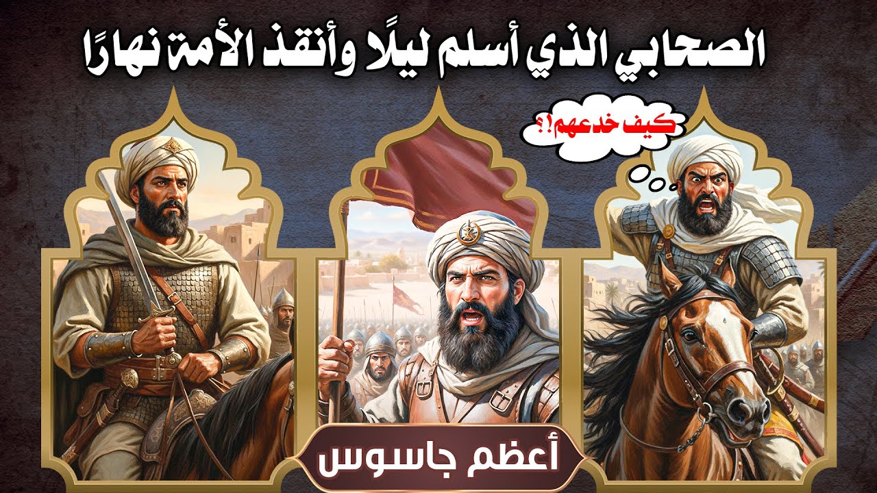 الـجاسوس الذي غيَّر وجه التاريـخ: كيف هزم رجل واحد 10,000 مقاتل في ليلة؟ ( سر #غزوة_الخندق )