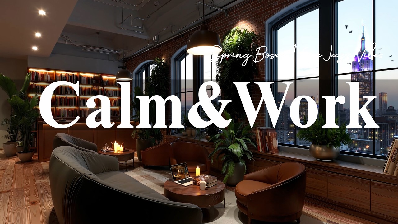 Спокойный рабочий джаз ☕ Сладкий мартовский кафе-джаз и весенняя босса-нова джазовые вибрации