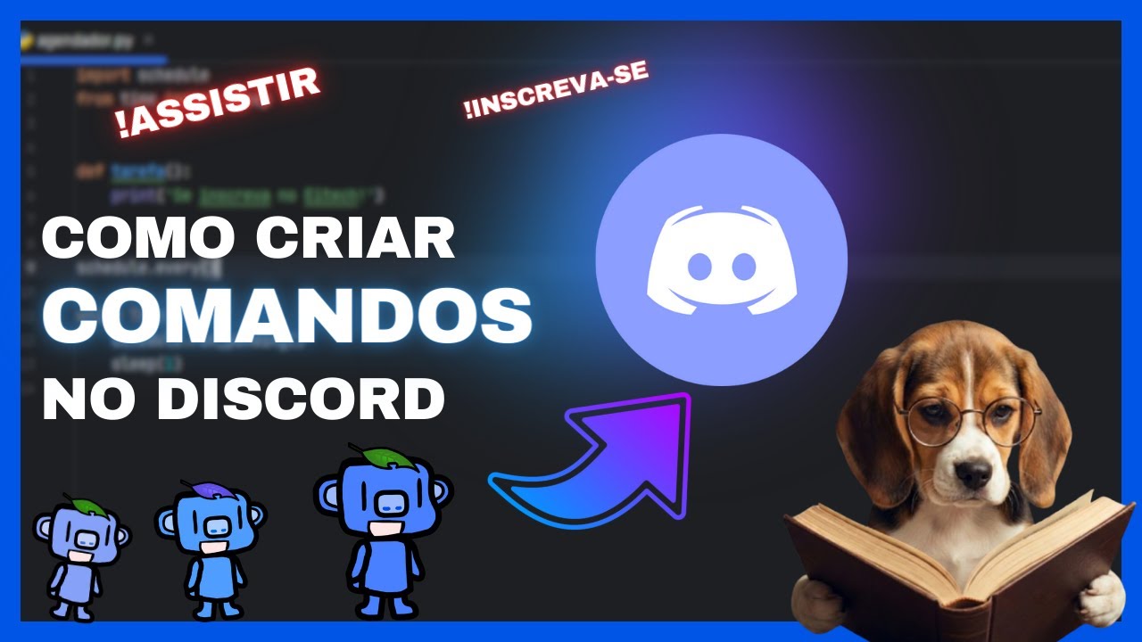 Como Criar Comandos - BOT no DISCORD com PYTHON! - YouTube