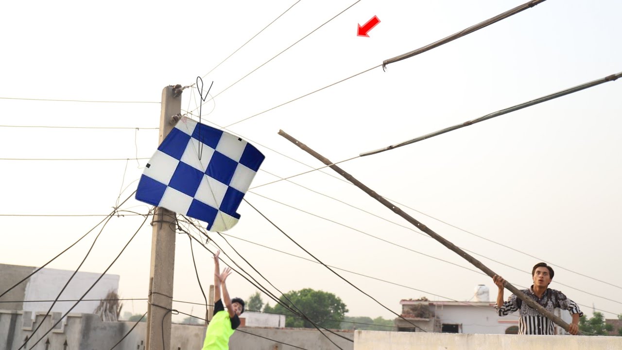 Kite Cutting Fight With Kite Catch Challenges