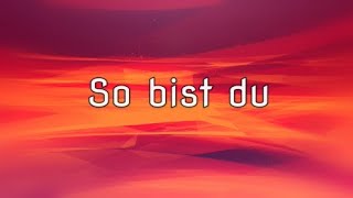 So bist du (Peter Maffay) - Cover Schlagerburschi