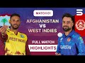 Afghanistan vs West Indies 1st T20I Highlights π