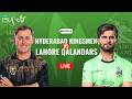LIVE | Lahore Qalandars vs Hyderabad Kingsmen | Match 01 | HBL PSL 11 | MZB1V