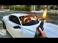 GTA 5 - Fire Bottle vs NPC's Ragdolls | Euphoria Physics Ragdolls 2026
