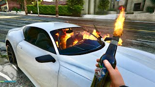 GTA 5 - Fire Bottle vs NPC's Ragdolls | Euphoria Physics Ragdolls 2026