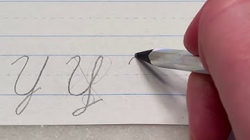 Capital "Y" in cursive
