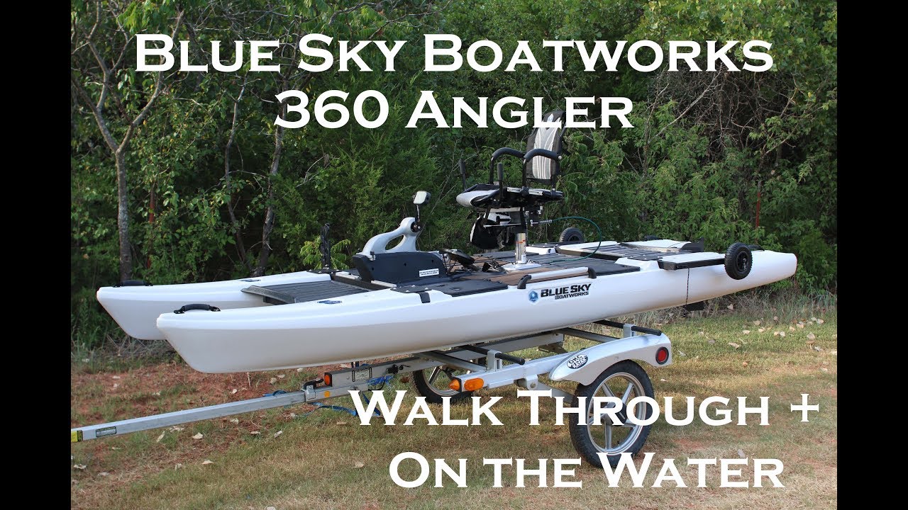 Blue Sky Boatworks 360 Angler Walk through + On the WATER ...