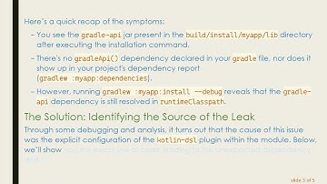 How to Track a Leaking Gradle API Dependency