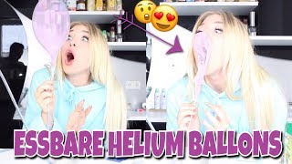 Ich mache ESSBARE HELIUM BALLONS
