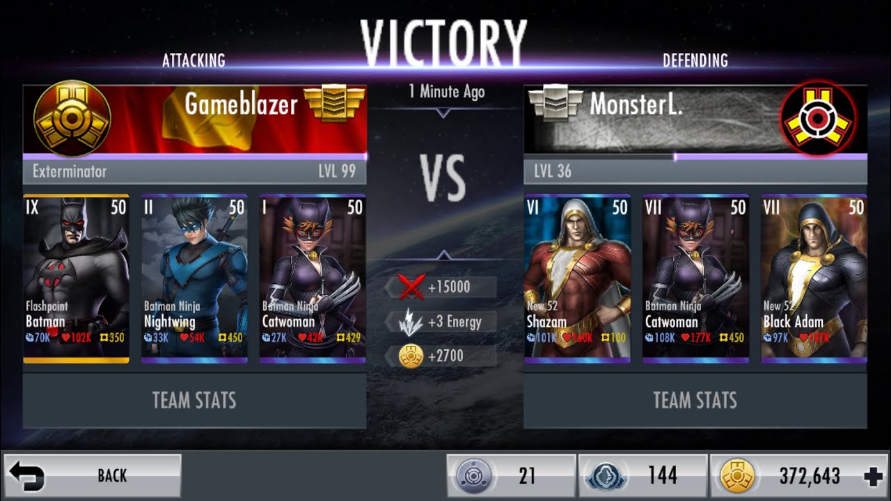 Getting to gold league on online battles(INJUSTICE GODS AMONG US) 