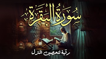 سورة البقرة (كاملة) تحصين المنزل وطرد السحر والحسد والعين والمس - Surah Al-Baqara