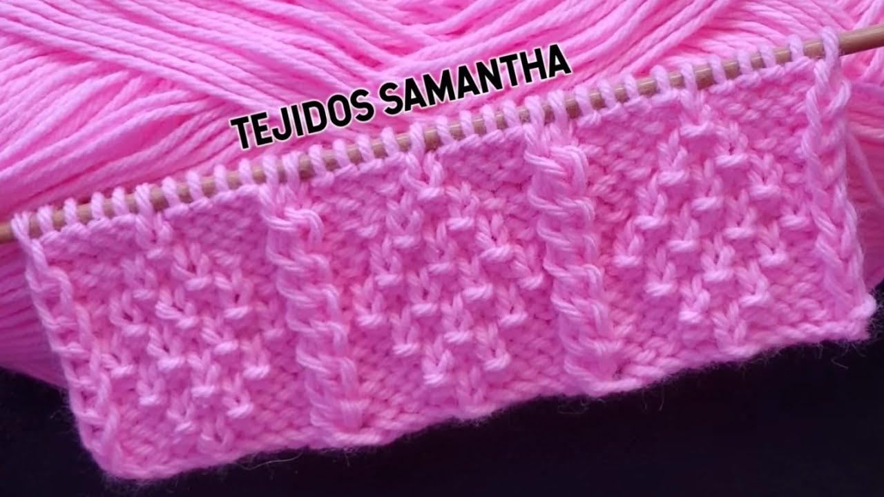 HERMOSO PATRÓN PARA TEJER CHOMPAS CHALECOS SUÉTER A DOS AGUJAS  / TEJIDOS SAMANTHA #knitting