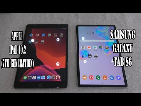 Apple iPad 10.2 (2019) vs Samsung Galaxy Tab S6 | SpeedTest and Camera comparison