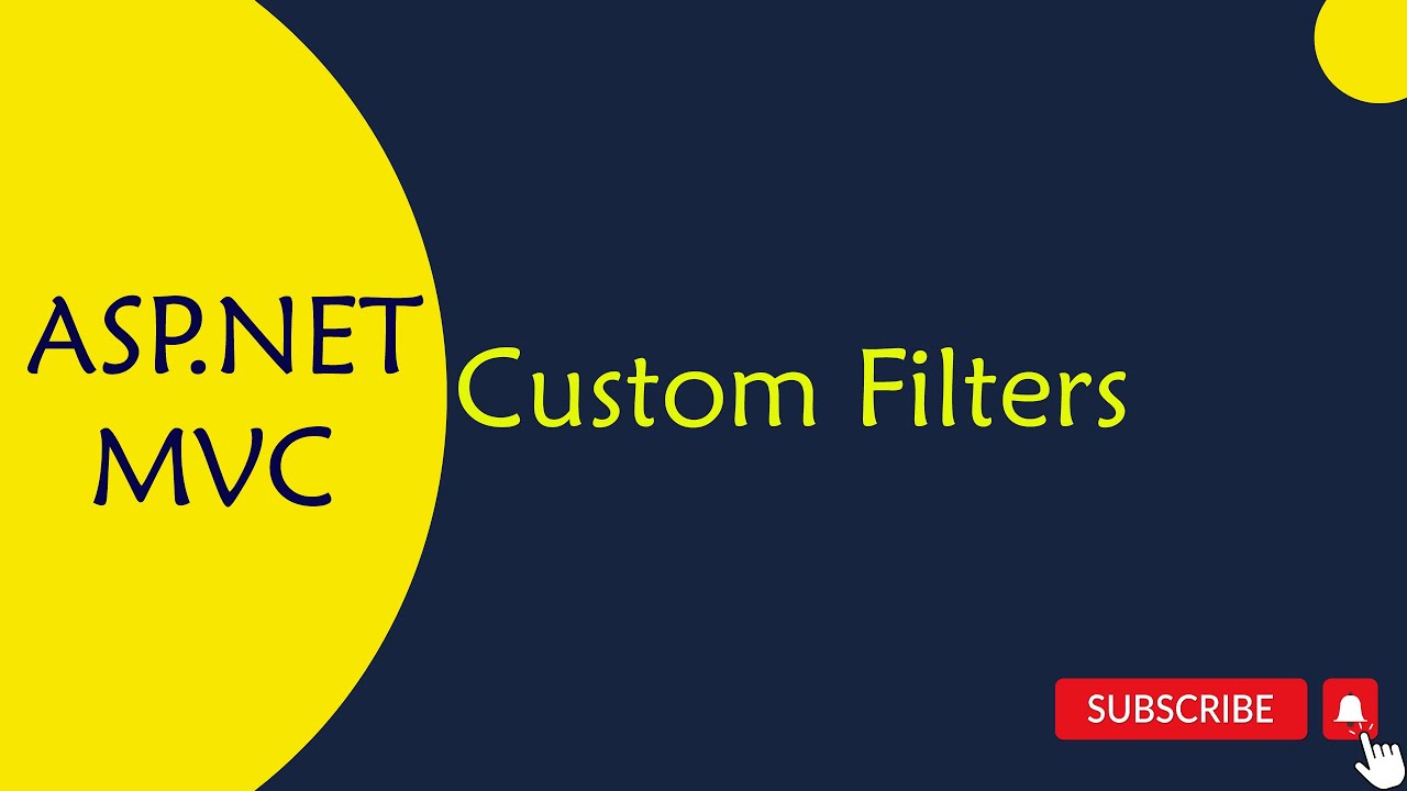 28.ASP.NET MVC : Custom Exception Filters in Telugu - YouTube