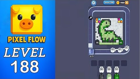Pixel Flow Level 188 Walkthrough