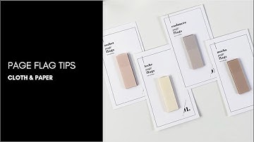 Planner Tips: How to Use Your Page Flags Creatively AND Functionally | Cloth & Paper