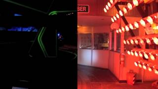 Test Track at Epcot (side by side comparison)