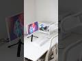 Minimal Tiny White Gaming PC Setup
