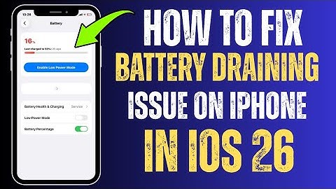iOS 26 Batterijverbruik oplossen - Wijzig deze instellingen direct!
