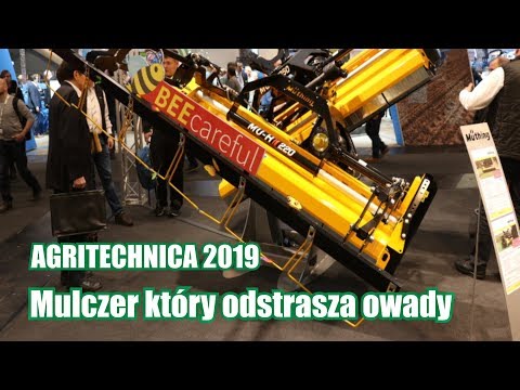 Mulczer który odstrasza owady firmy Muthing - Agritechnica 2019