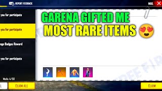 Garena Gifted me Rare items  Drop Kick Emote & Night Skythe - Garena Free Fire