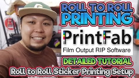 ROLL TO ROLL PRINTING USING PRINTFAB