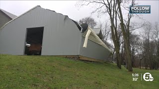 Snow piles remain, cleanup continues in Ashtabula Co. following post-Thanksgiving storm