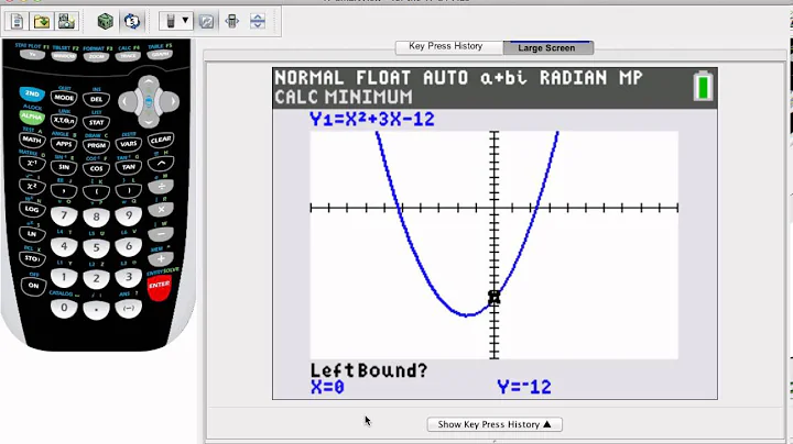 Finding the Min, Max on the TI-84 Plus