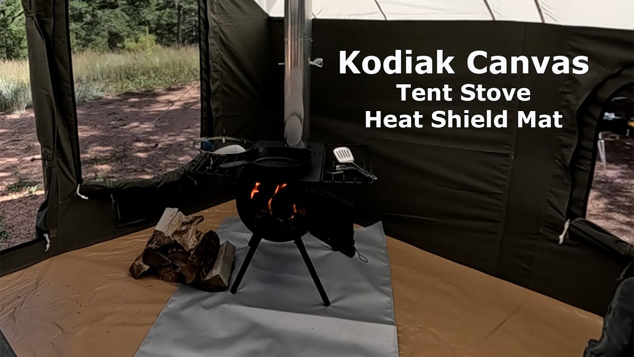 Tent Stove Heat Shield Mat YouTube