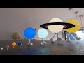 Planet Comparison An animation of planets in the solar system running for kids for baby 3D