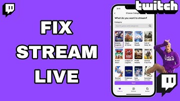 How To Fix And Solve Stream Live On Twitch App | Final Solution