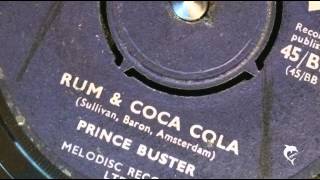 Prince Buster - Rum &amp; Coca Cola (1965) Blue Beat 330 A