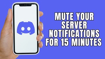 HOW TO MUTE YOUR SERVER NOTIFICATIONS FOR 15 MINUTES ON DISCORD