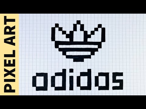 tarta Escéptico otoño Come disegnare Logo Adidas Pixel Art | How to draw Logo Adidas pixel Art -  pattern.2 - YouTube