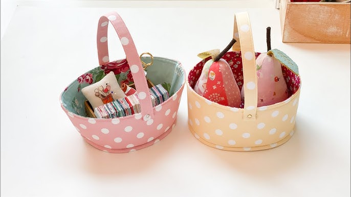 DIY  Storage Basket with Dividers + FREE PATTERN!!! • Sami Doll Tutorials  