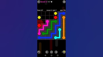 Flow free level 6-10 7x7 Mania walkthrough | Flow Free Gameplay | KHILADI_GENIUS GAMING