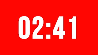 2 Minute 41 Second Timer With Alarm Without Music
