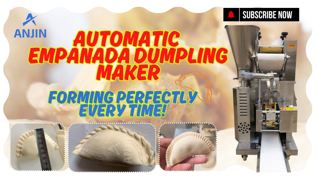 Automatic Empanada Maker Moon Shape Dumpling Making Machine