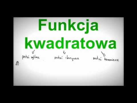 Własności i cechy funkcji kwadratowej - poziom podstawowy