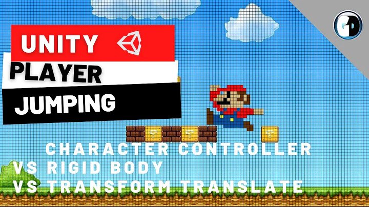 UNITY game engine TUTORIAL: PLAYER JUMPING comparing Character Controller VS RigidBody VS Transform