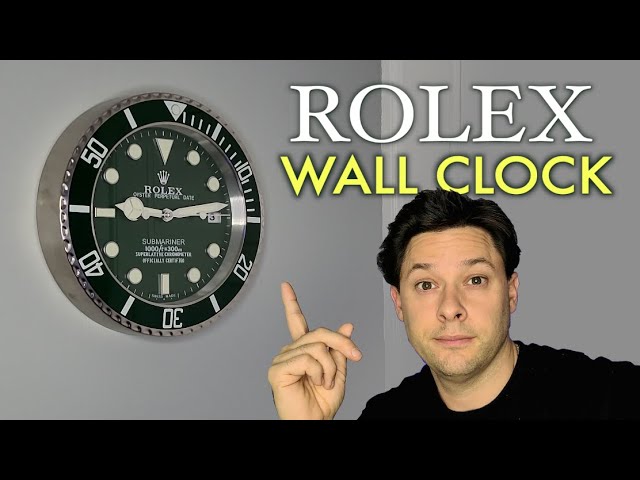 rolex submariner wall clock