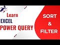 Excel |Power query| Sort, Filter and Replace | تحليل البيانات مع باور كويري في الاكسل