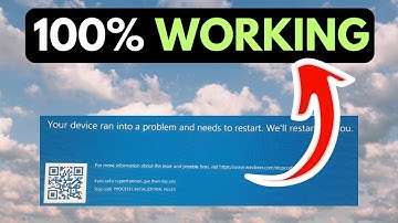 INITIALIZATION FAILED BSOD Your PC ran into problem and needs to restart FIXED