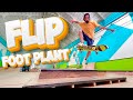🤘🏻TUTORIAL SKATE 🤘🏻how to FLIP FOOT PLANT / MINITRIKS