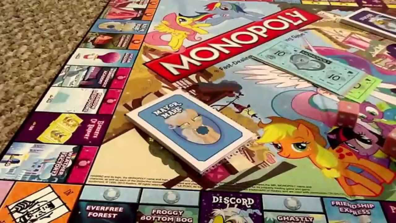My Little Pony Monopoly Game Part 1 - YouTube
